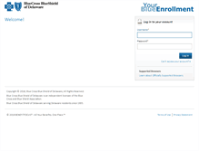 Tablet Screenshot of bcbsd.secure-enroll.com